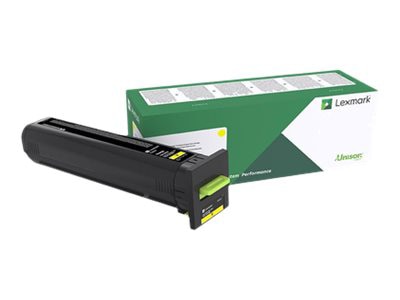 Lexmark - yellow - original - toner cartridge - LCCP, LRP