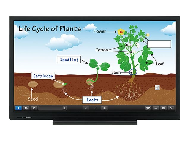 Sharp PN-C703B Aquos Board - 70" Class (69.5" viewable) LED display