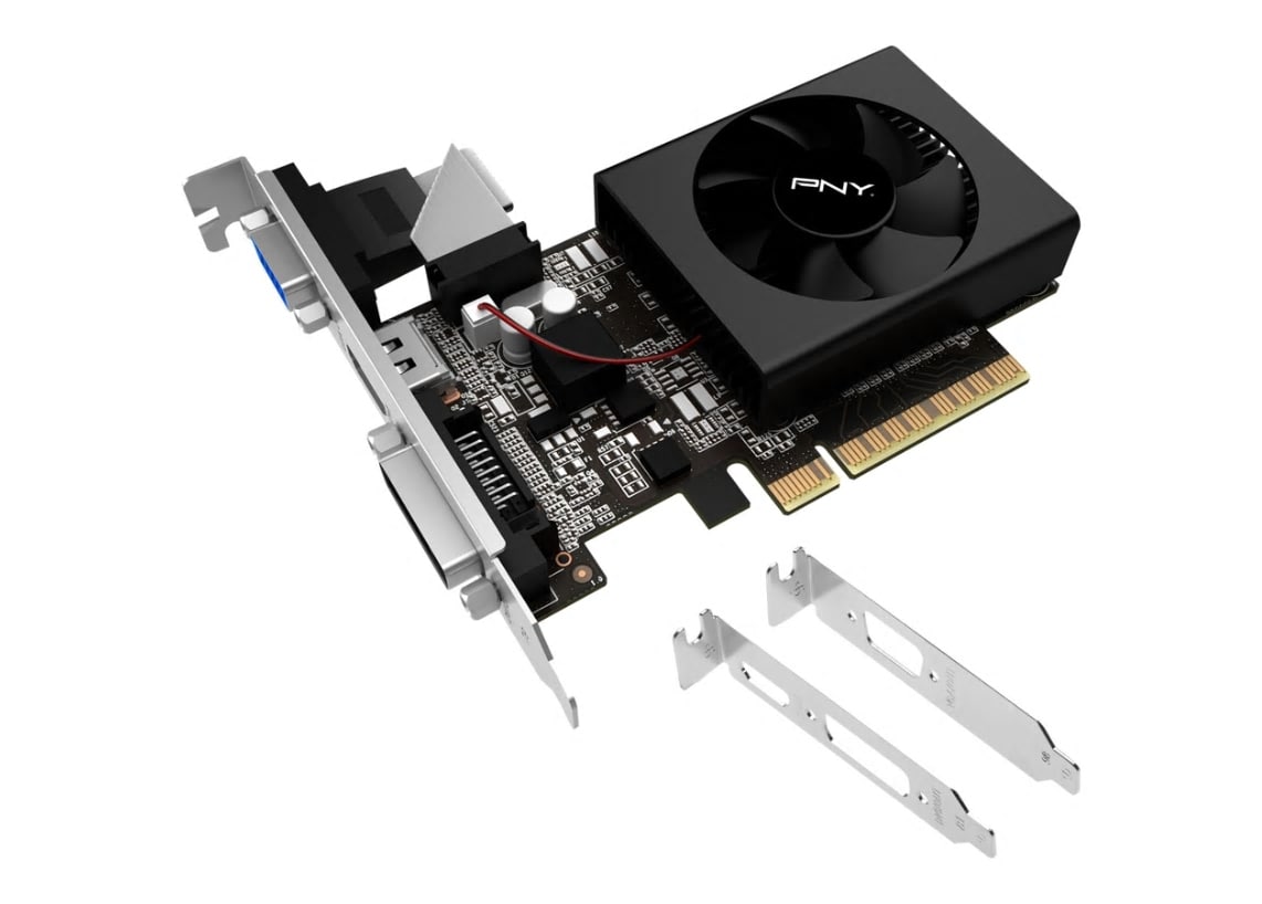 PNY GeForce GT 710 - graphics card - GF GT 710 - 2 GB - black
