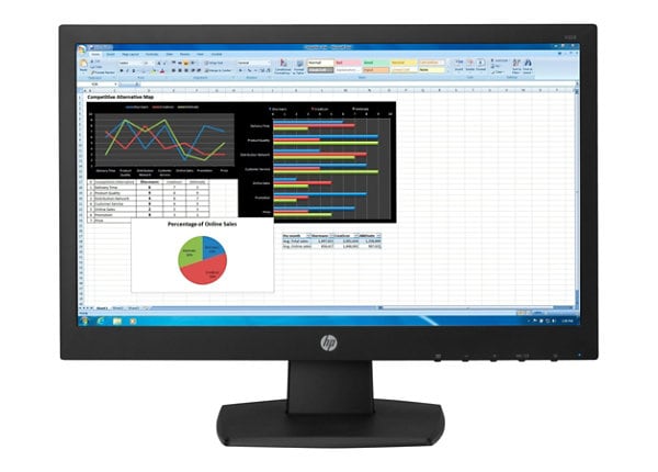 HP v223 - LED monitor - Full HD (1080p) - 21.5"