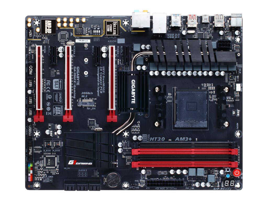 Gigabyte GA-990FX-Gaming - 1.0 - motherboard - ATX - Socket AM3+ - AMD 990FX