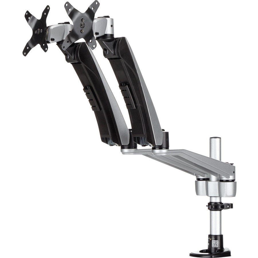 Desk Mount Dual Monitor Arm Articulating Up to 30