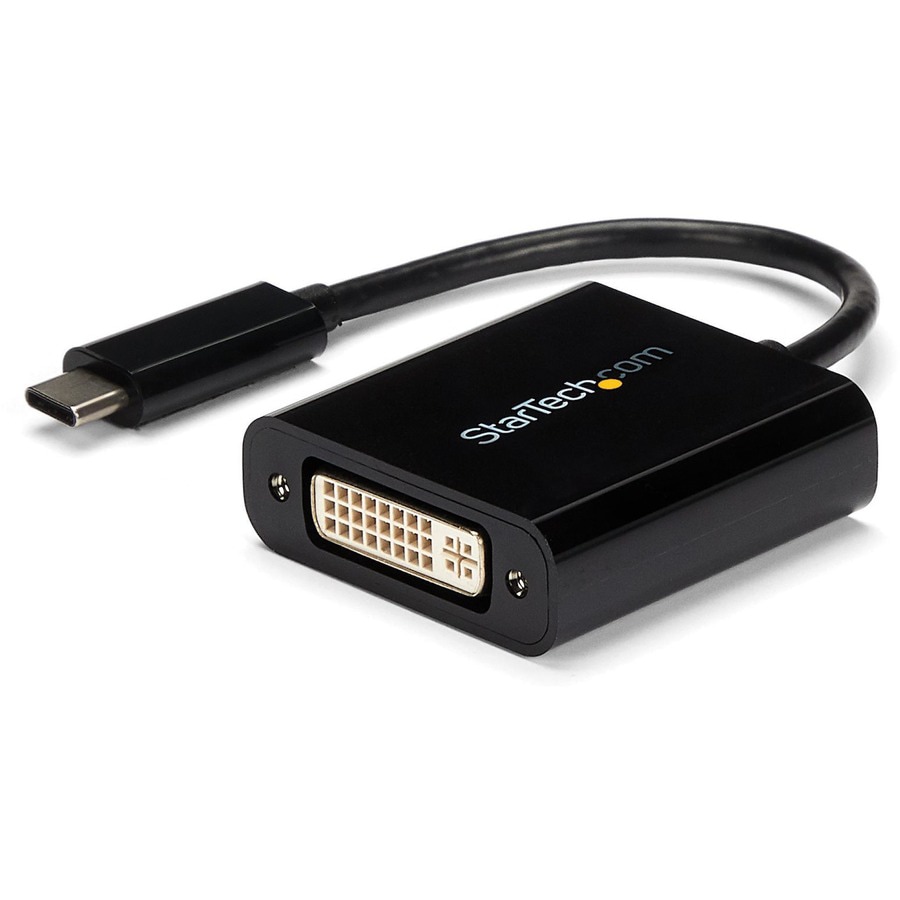 StarTech.com USB C to DVI Adapter - Thunderbolt 3 Compatible - 1920x1200 -