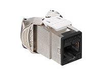 Leviton Atlas-X1 Cat 6 Component-Rated Shielded QuickPort Connector - modular insert