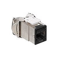 Leviton Atlas-X1 Cat 6 Component-Rated Shielded QuickPort Connector - modular insert