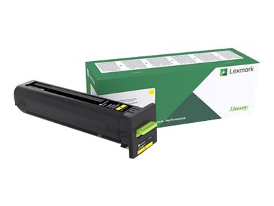 Lexmark 82K1HY0 - High Yield - yellow - original - toner cartridge - LCCP, LRP