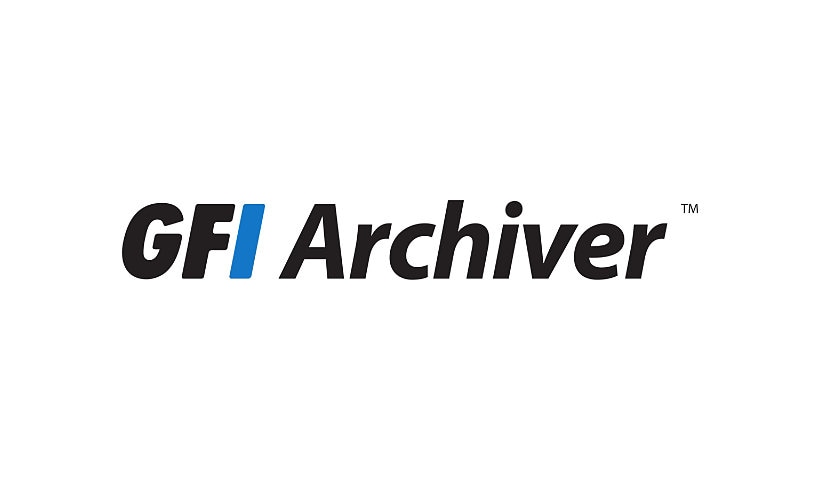 GFI Archiver - license + 1 year Software Maintenance Agreement - 1 additional mailbox