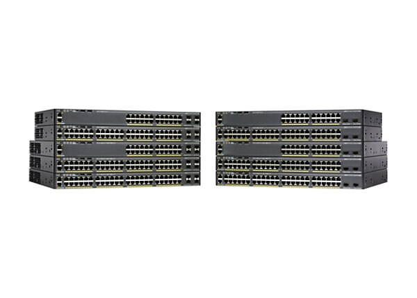 Cisco ONE Catalyst 2960X-48TS-L - switch - 48 ports - managed - rack-mountable