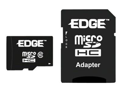 EDGE - flash memory card - 16 GB - microSDHC