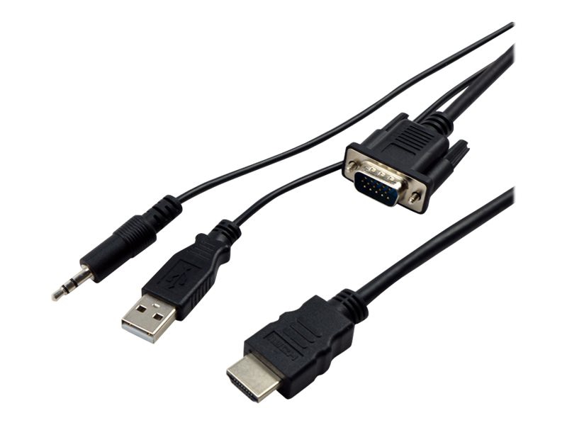 VisionTek VGA to HDMI 1.5M Active Cable (M/M)