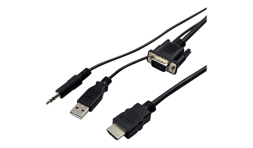 VisionTek VGA to HDMI 1.5M Active Cable (M/M)