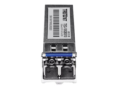 TRENDnet SFP to RJ45 10GBASE-LR SFP+ Single Mode LC Module; TEG-10GBS10; Up to 10 km (6.2 Miles); Hot Pluggable SFP