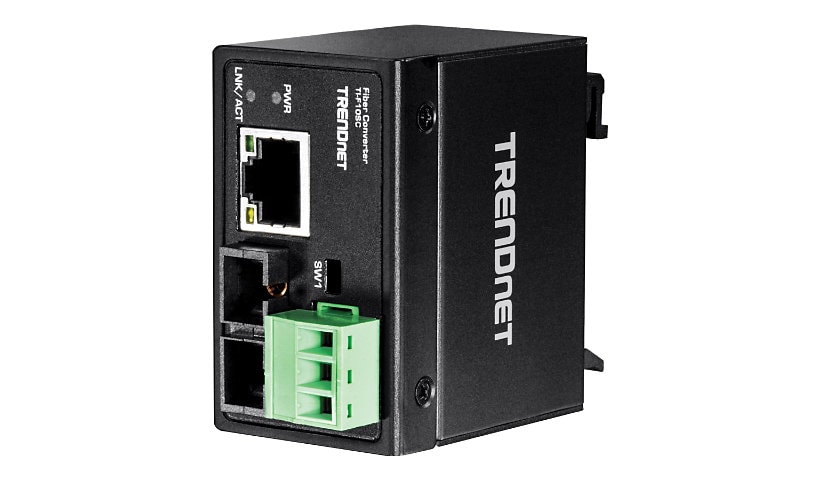 TRENDnet TI-F10SC - fiber media converter - 10Mb LAN, 100Mb LAN - TAA Compliant