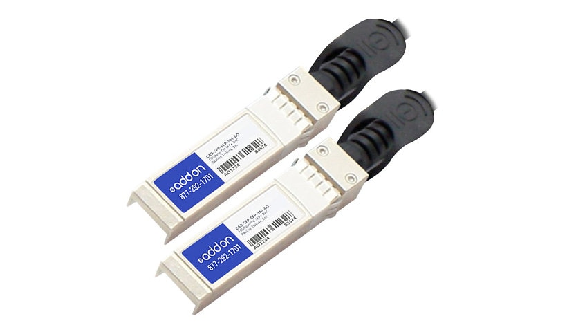AddOn 3m Arista Compatible SFP+ DAC - 10GBase direct attach cable - 3 m