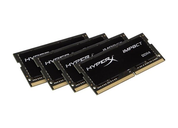 HyperX Impact - DDR4 - 32 GB: 4 x 8 GB - SO-DIMM 260-pin