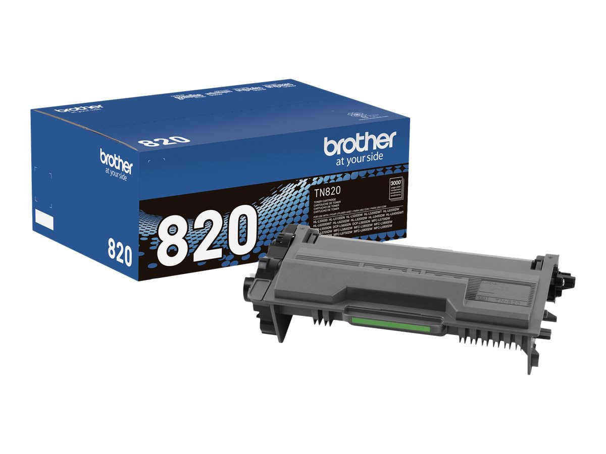 Brother TN-820 - black - original - toner cartridge