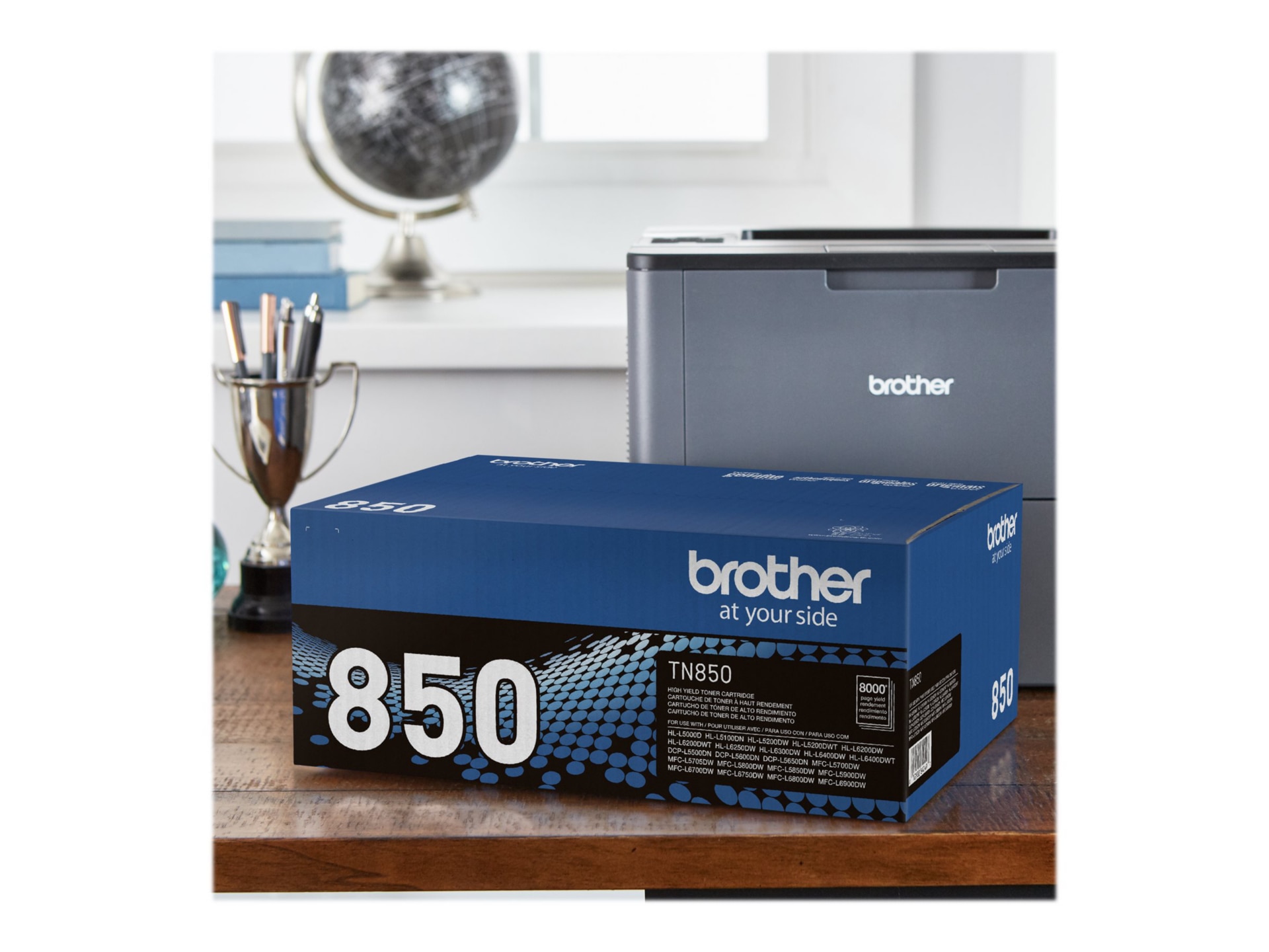 Thumbnail 6 of 9 for Brother TN850 - High Yield - black - original - toner cartridge