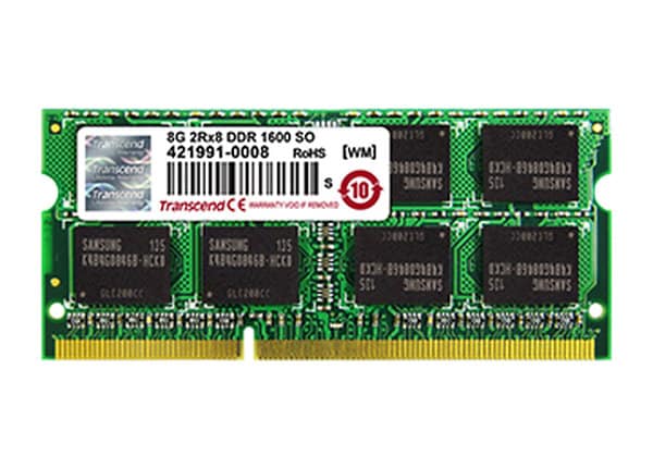 Transcend - DDR3 - 16 GB: 4 x 4 GB - SO-DIMM 204-pin