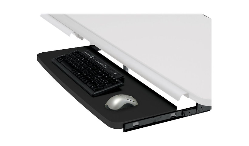 Anthro Basic - keyboard tray - rectangular - black