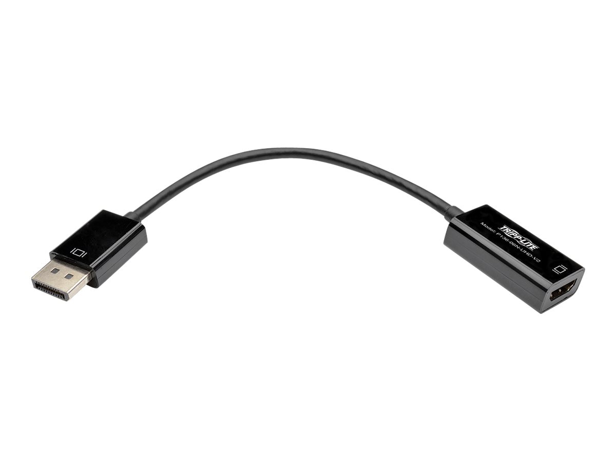 Tripp Lite DisplayPort to HDMI Adapter Converter DP 1.2 to HDMI M/F 6in 6"