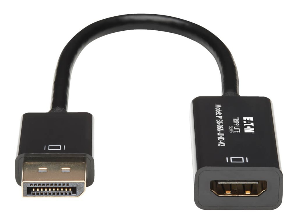 Tripp Lite DisplayPort to HDMI 4K Active Adapter Video Converter - Thumbnail 3