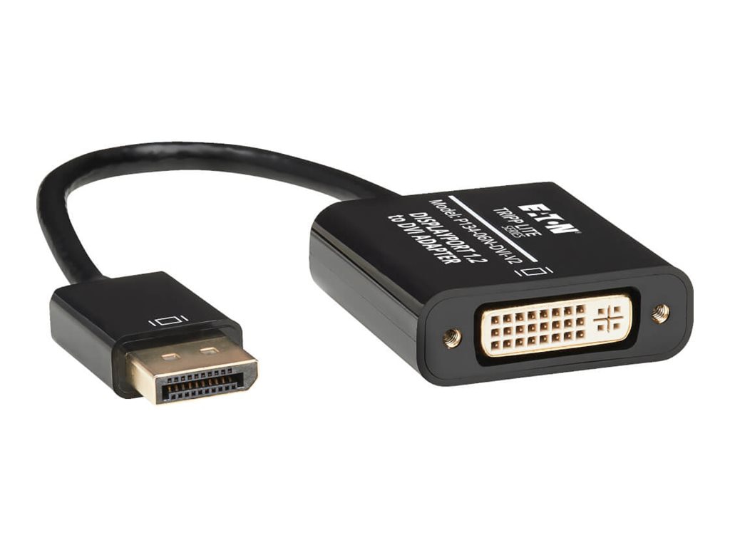 Main image 1 for Eaton Tripp Lite Series DisplayPort to DVI Active Adapter Video Converter, DP ver 1.2, (M/F), 6-in. (15.24 cm)