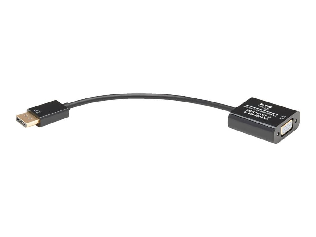 Thumbnail 3 of 7 for Eaton Tripp Lite Series DisplayPort to VGA Active Adapter Video Converter , DP ver 1.2 (M/F), 6-in. (15.24 cm)