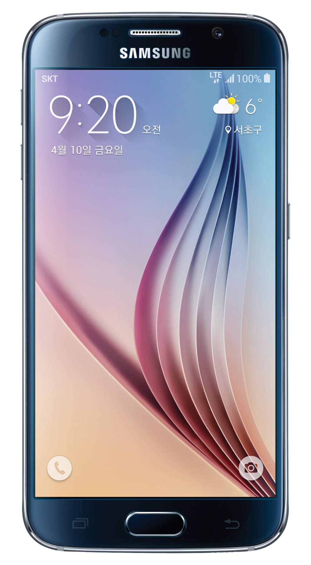 Samsung Galaxy S6 - SM-G920T - black sapphire - 4G LTE - 32 GB - GSM - Android smartphone