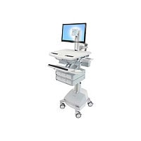 Ergotron StyleView - cart - for LCD display / keyboard / mouse / CPU / note