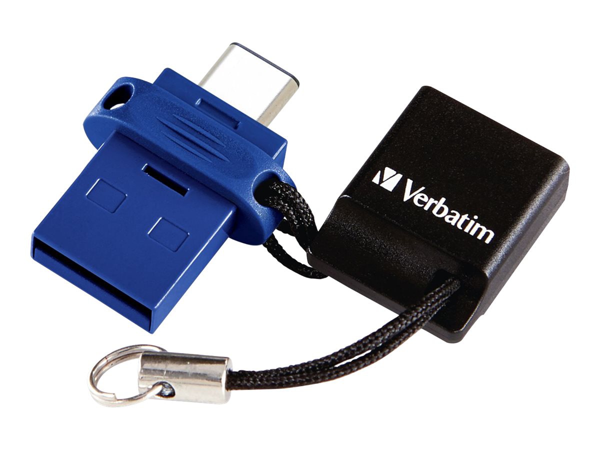 Verbatim Store 'n' Go Dual USB Flash Drive for USB-C Devices - USB flash drive - 32 GB