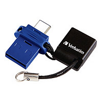 Verbatim Store 'n' Go Dual USB Flash Drive for USB-C Devices - USB flash drive - 32 GB