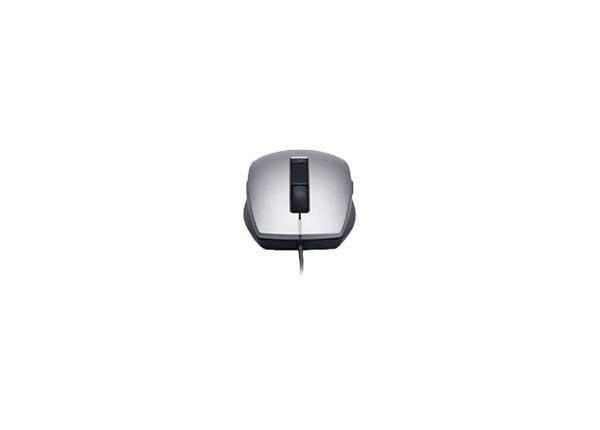 Dell - mouse - USB - black, silver - 331-5076