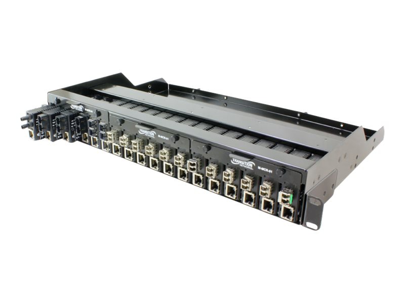 Transition Networks 18-Slot Mini Media Converter Chassis - modular expansio