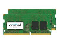 Crucial - DDR4 - 8 GB: 2 x 4 GB - SO-DIMM 260-pin - unbuffered