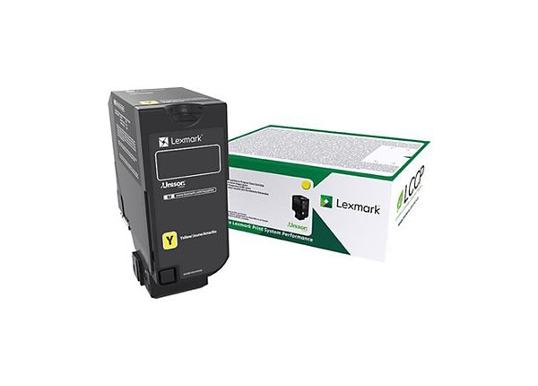 74C1SY0 Return Program Toner, 7,000 Page-Yield, Yellow 74C1SY0 Return Program Toner, 7,000 Page-Yield, Yellow