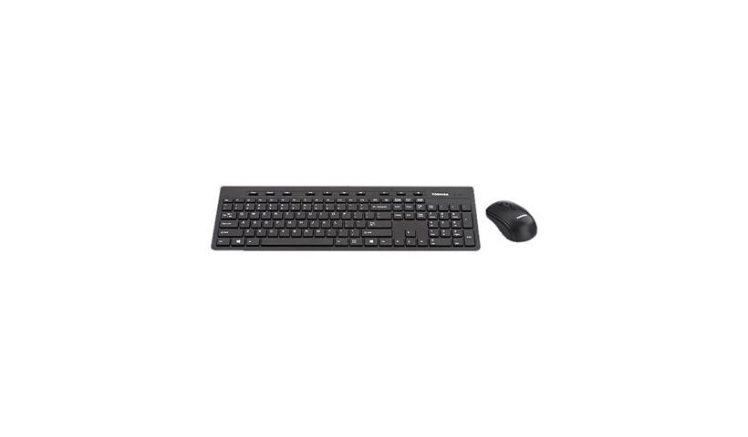 Toshiba KC300W - keyboard and mouse set - QWERTY - English