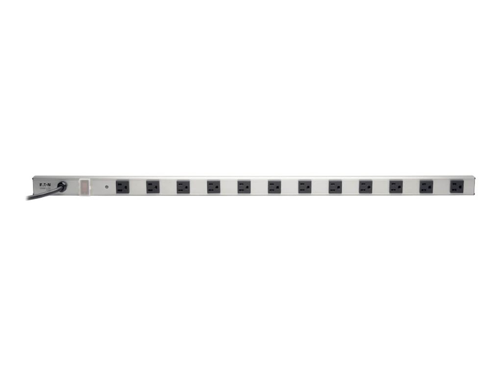 Tripp Lite Power Strip 12-Outlet 5-15R 6ft Cord 36 Inch Length Metal 120V
