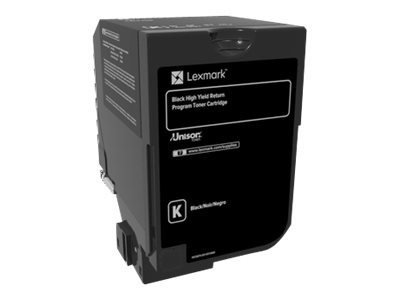 Lexmark - High Yield - black - original - toner cartridge - LCCP, LRP