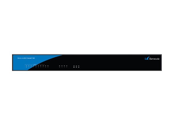 Barracuda CloudGen Firewall F-Series F180 - security appliance - with 3 years Energize Updates and Instant Replacement