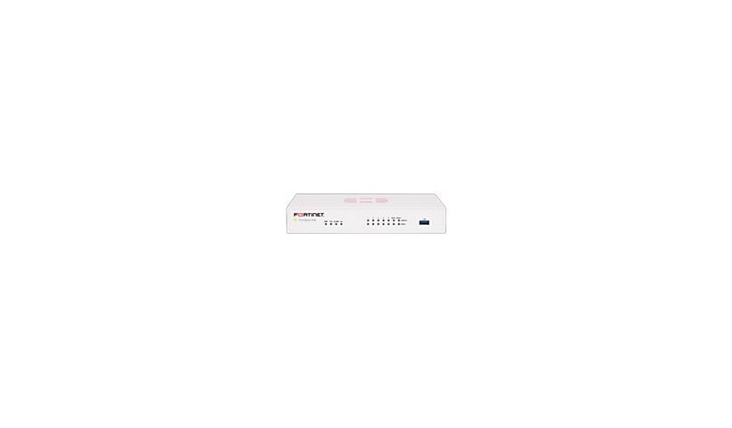 Fortinet FortiGate 50e - security appliance - with 1 year FortiCare 24X7 Co