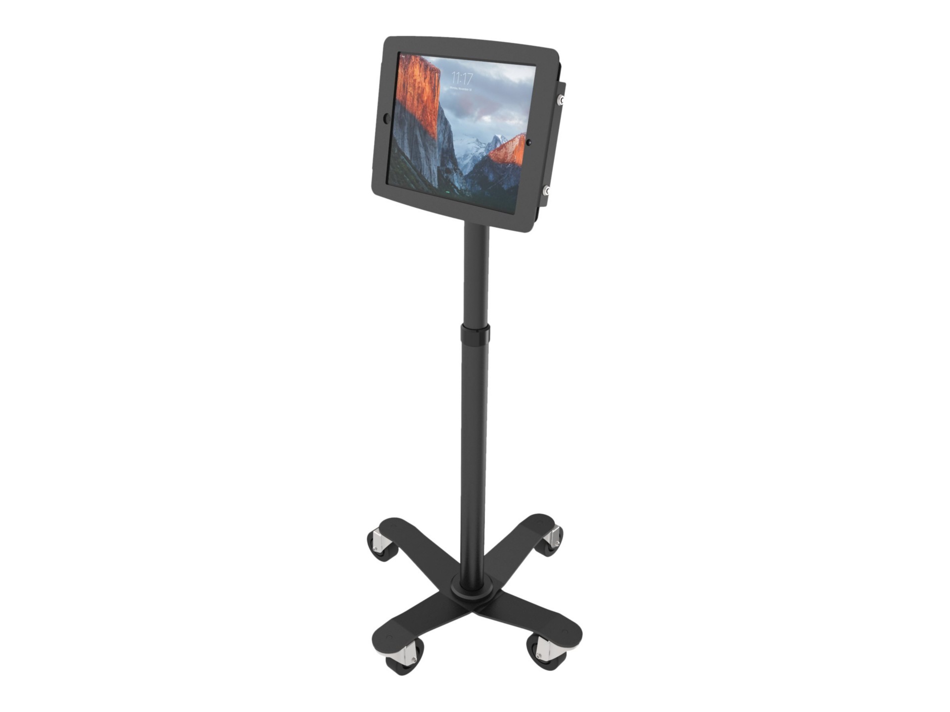 Compulocks Rolling VESA Medical Floor Stand Black - stand
