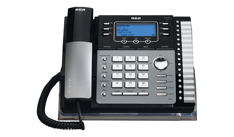 RCA ViSYS TC25425RE1 - corded phone - answering system with caller ID/call