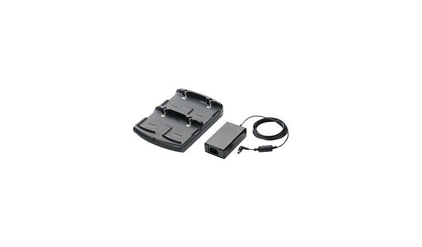 Zebra 4-Slot Battery Charger Kit - power adapter + battery charger