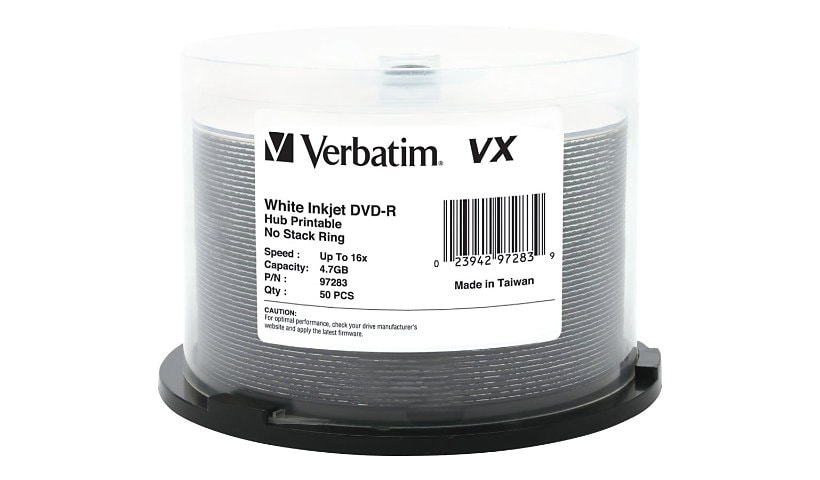 Verbatim - DVD-R x 50 - 4.7 Go - support de stockage