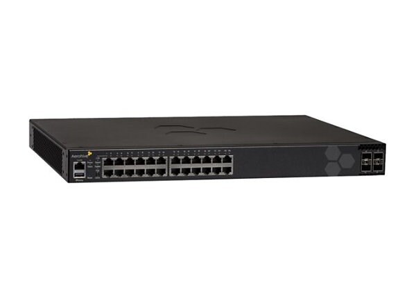 Aerohive Networks SR2024P - switch - 28 ports - managed - desktop, rack-mountable