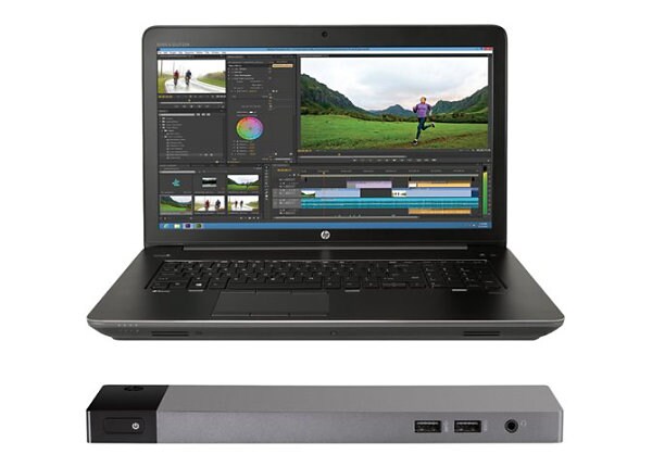HP ZBook 15 G3 Mobile Workstation - 15.6" - Core i7 6820HQ - 64 GB RAM - 512 GB SSD + 512 GB SSD - with HP ZBook 150W