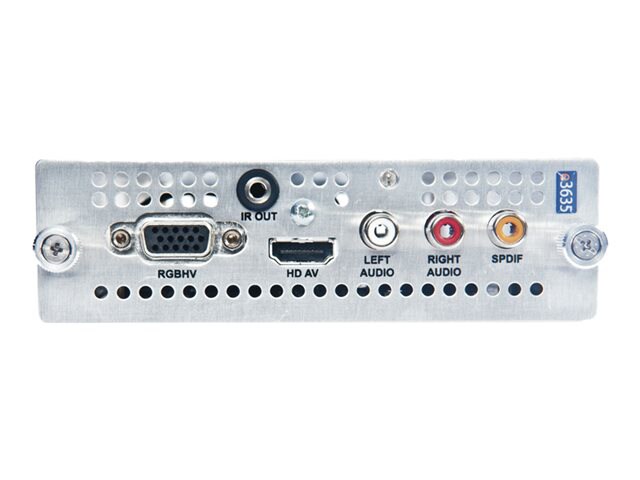 Exterity AvediaStream e3635 Standard Encoder - video capture adapter - Ethernet, Ethernet 100