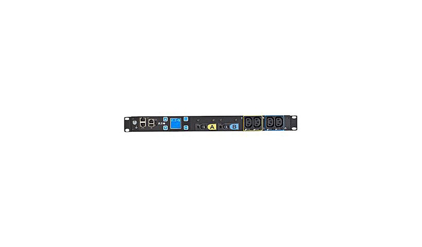 Eaton Metered Input Rack PDU 5.76 kW max 200-240V 24A 1U Single-Phase PDU