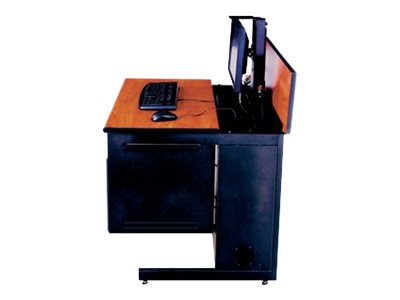 Spectrum Flex Insight - workstation - rectangular - wild cherry