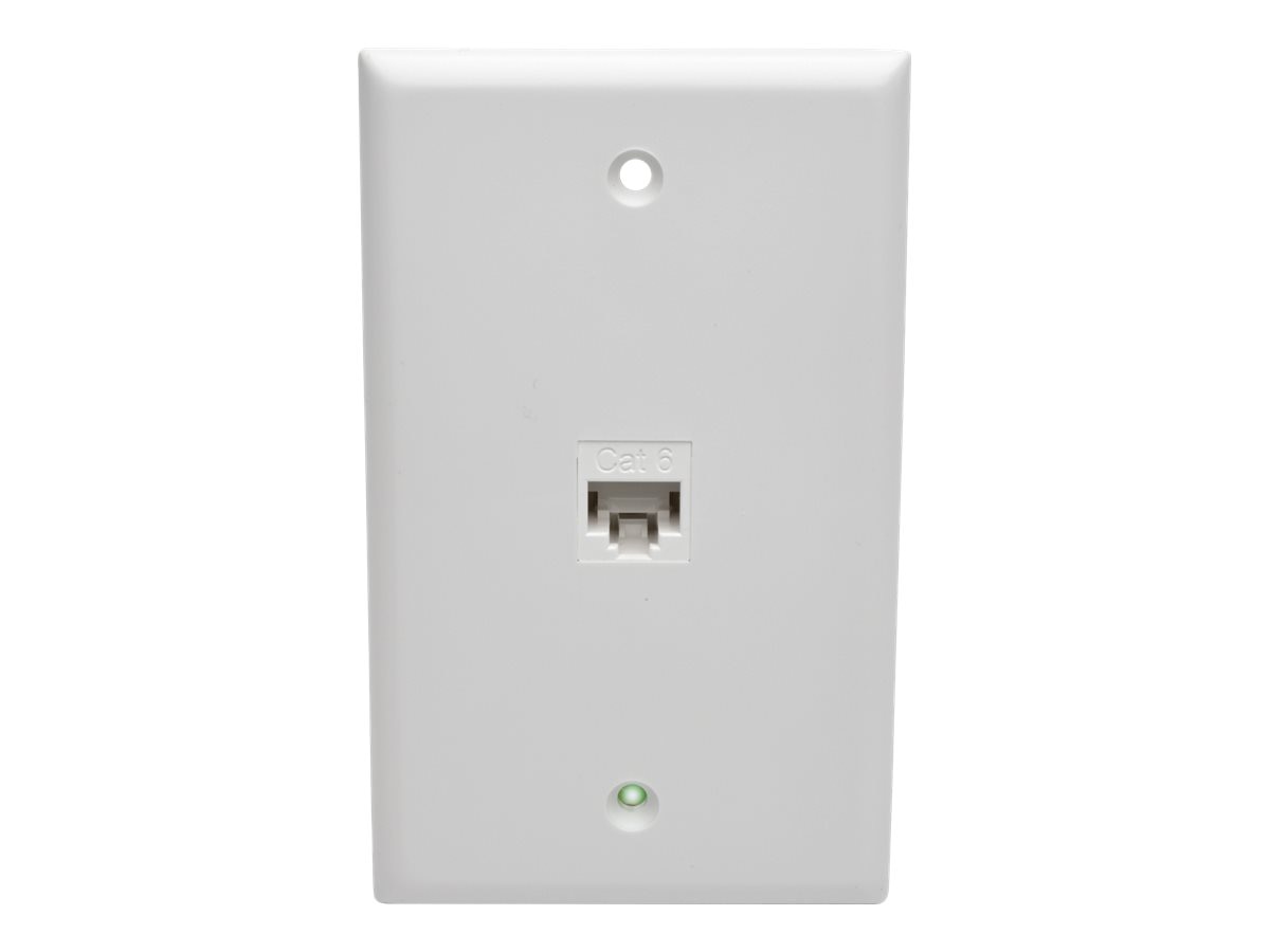 Thumbnail 2 of 4 for Eaton Tripp Lite Series Straight-Through Modular In-Line Snap-In Coupler - network coupler - TAA Compliant - white